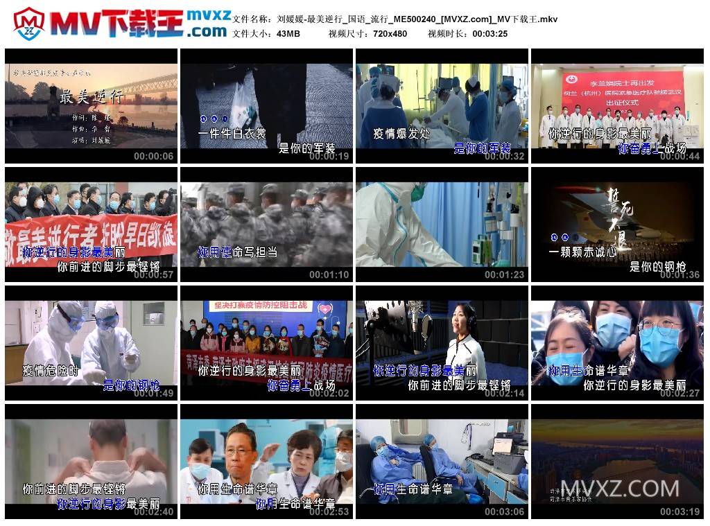 刘媛媛-最美逆行_国语_流行_ME500240